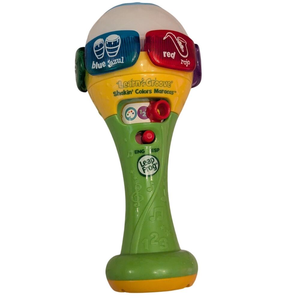 LeapFrog Learn & Groove Shakin Maraca English Spanish  **Batteries Included**